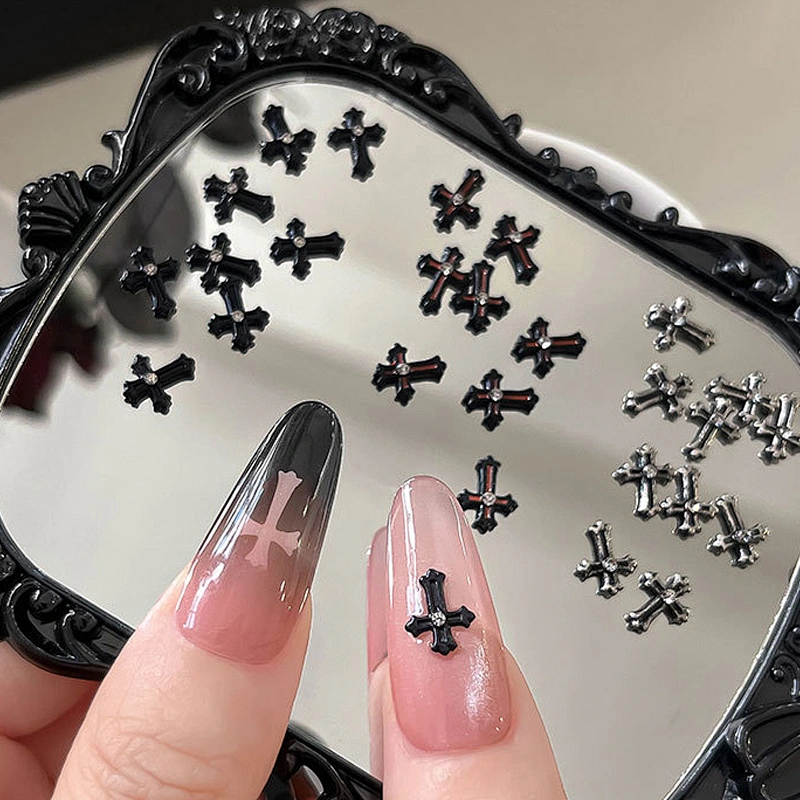 Punk Cross Nail Charms